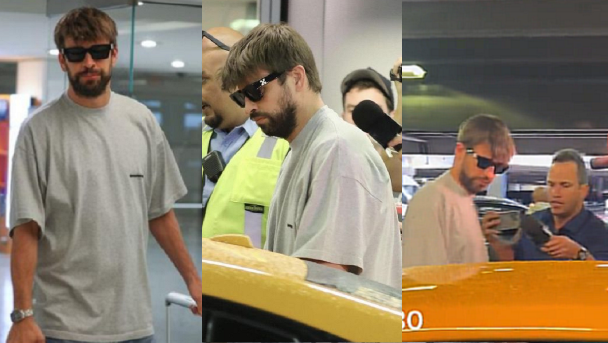 Gerard Piqué llega a Miami y ni una palabra a la gente que lo saludaba