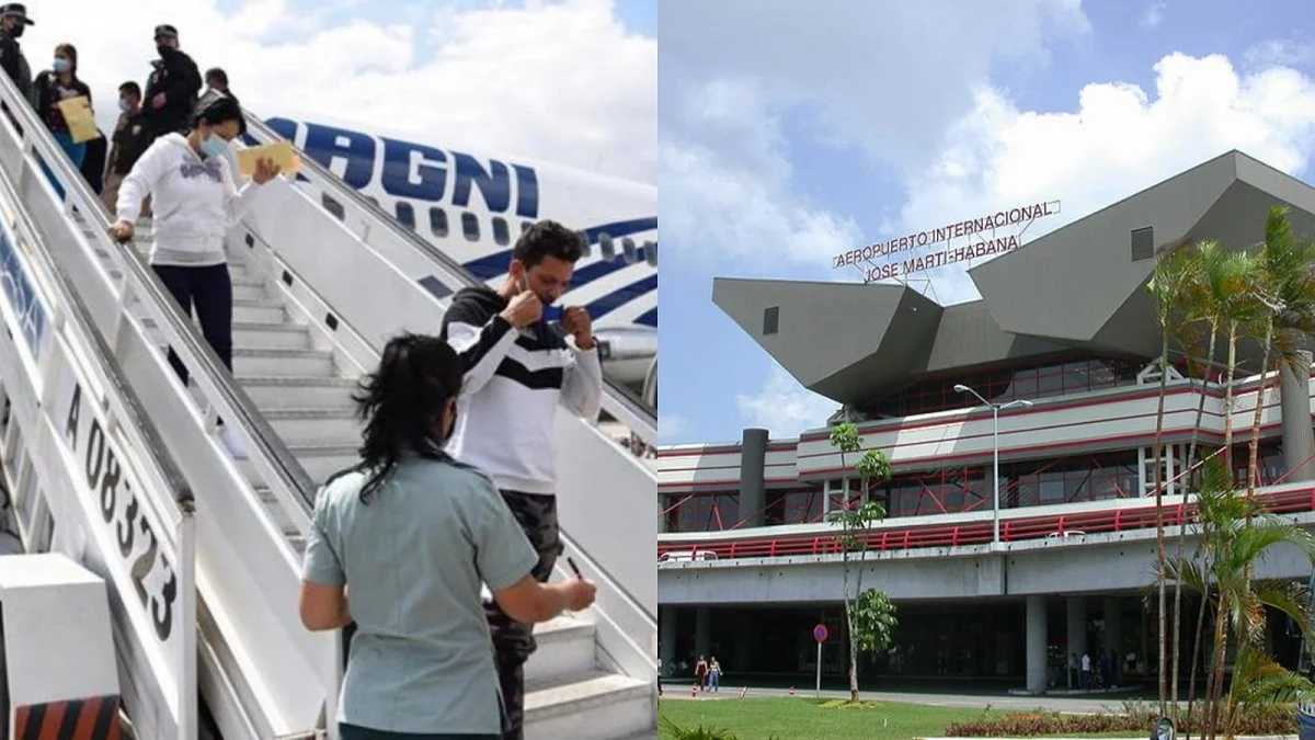 Llegó a La Habana el primer vuelo de cubanos deportados desde EEUU