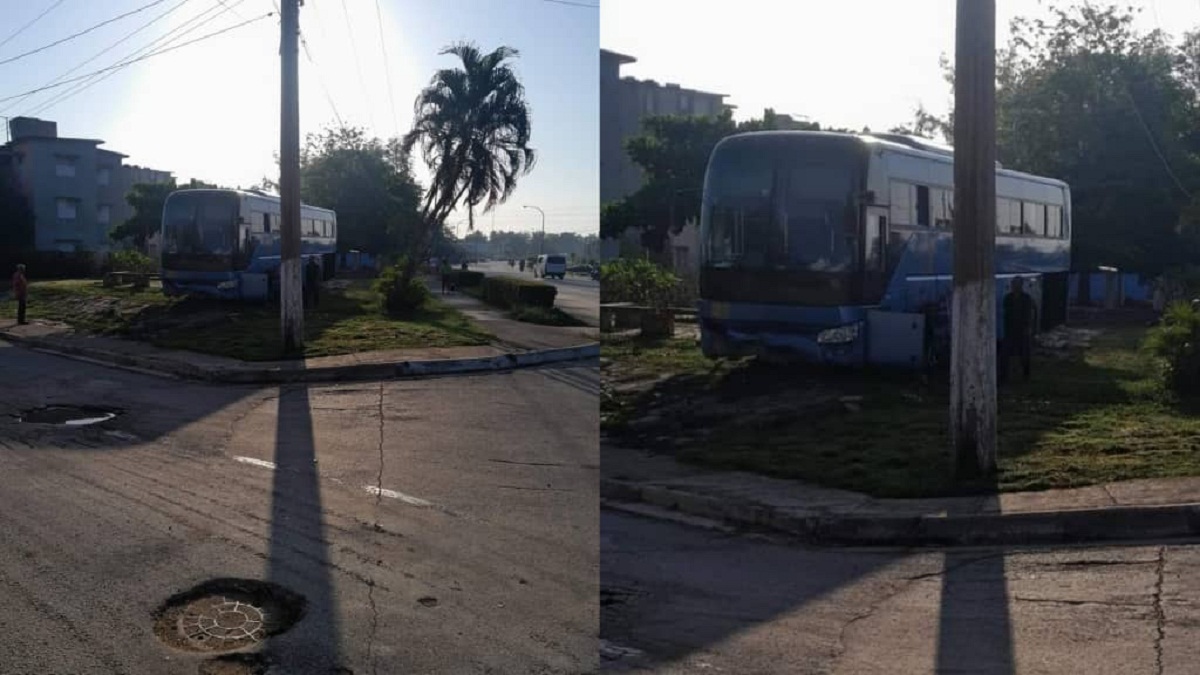 Reportan accidente de tránsito de un ómnibus en Camagüey