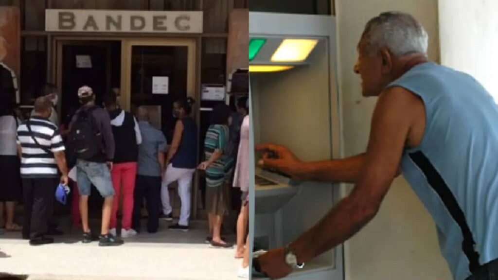 De mal en peor: Sin billetes se encuentran los cajeros automáticos en Guantánamo