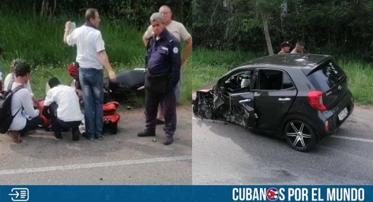 Aparatoso accidente de tránsito en La Habana deja al menos a un herido de gravedad