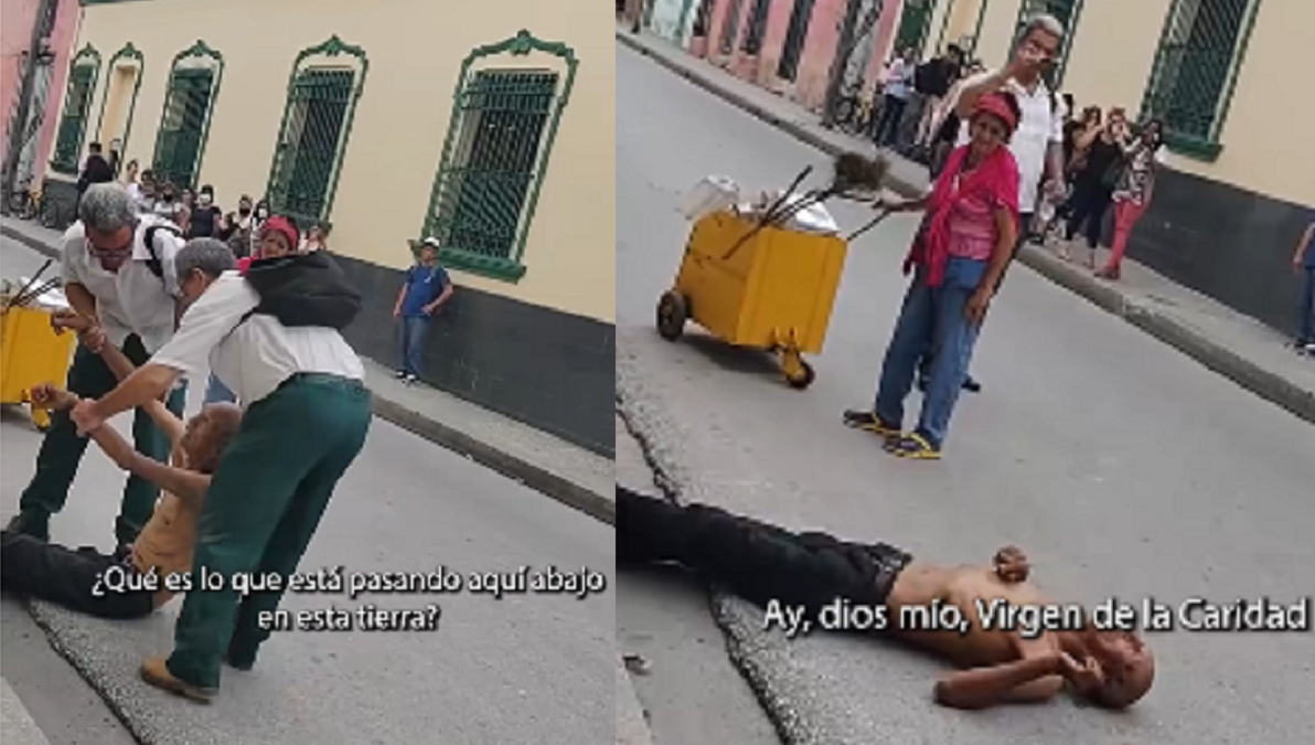 Confirman que anciano cubano que cayó desmayado en la calle por hambre, murió días después debido a la caída