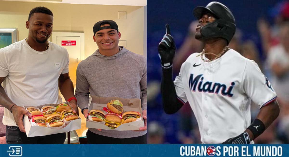 Jorge Soler se come 10 hamburguesas, una por cada jonrón conectado, y pagadas por un compañero de equipo