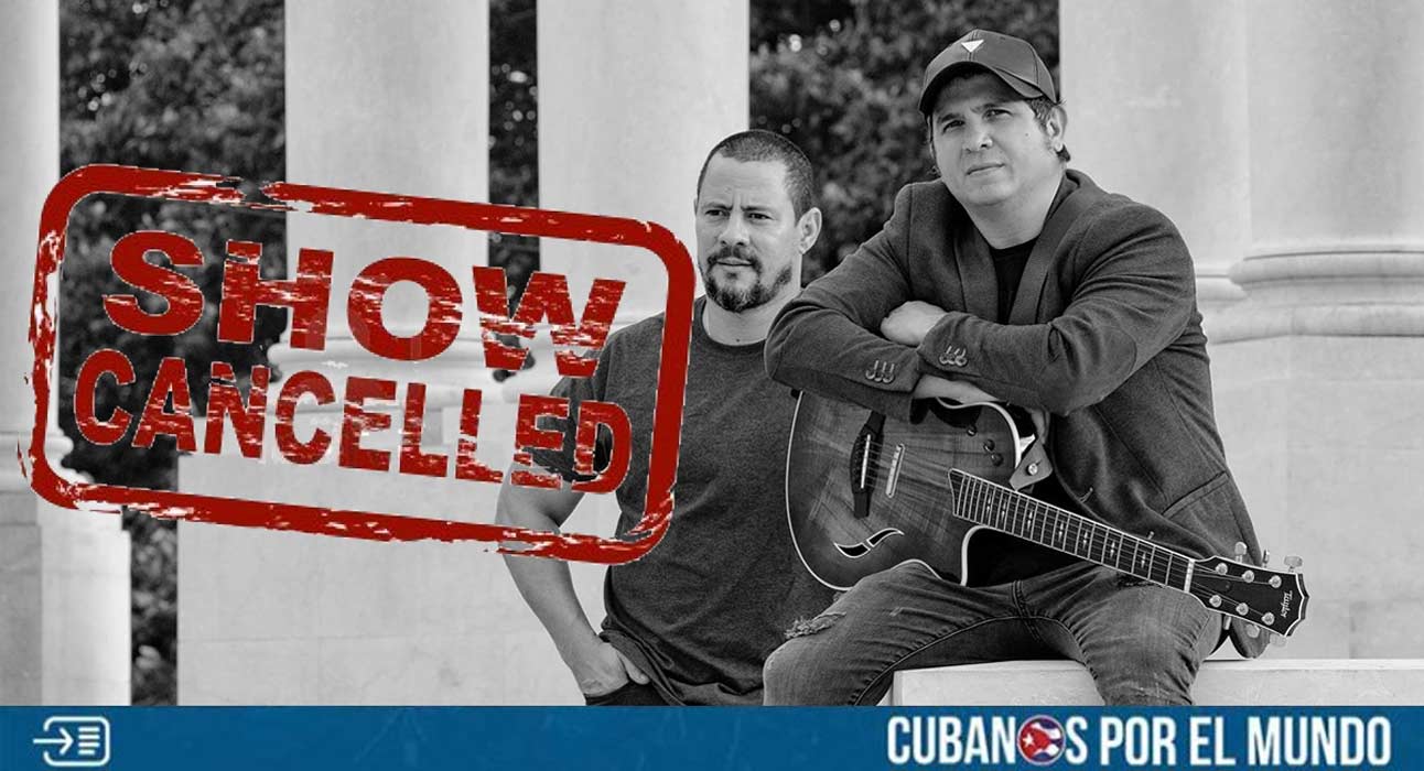 El dúo Mala Fe anunció en las últimas horas la cancelación de otros dos conciertos en España ante la presión que ejercido el exilio cubano en esa nación europea, que rechaza la presencia de esos voceros del régimen.