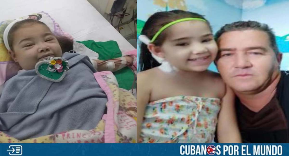Niña cubana requiere un catéter permanente pediátrico para hemodiálisis