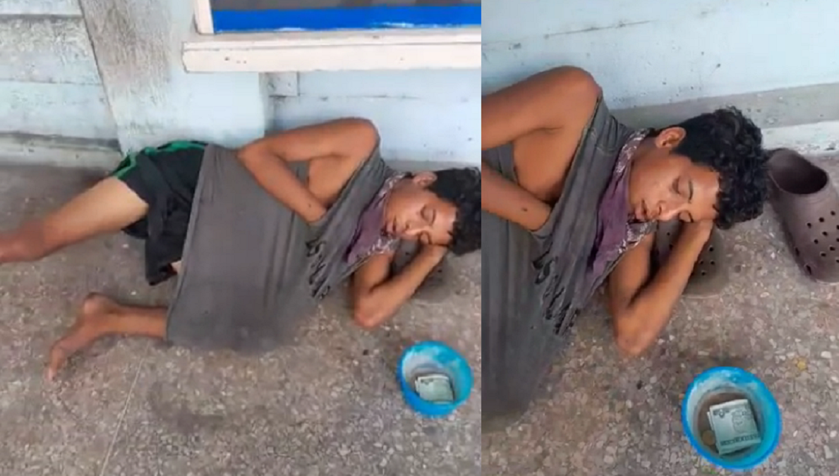 Niño cubano deambula pidiendo dinero y duerme en las calles de La Habana