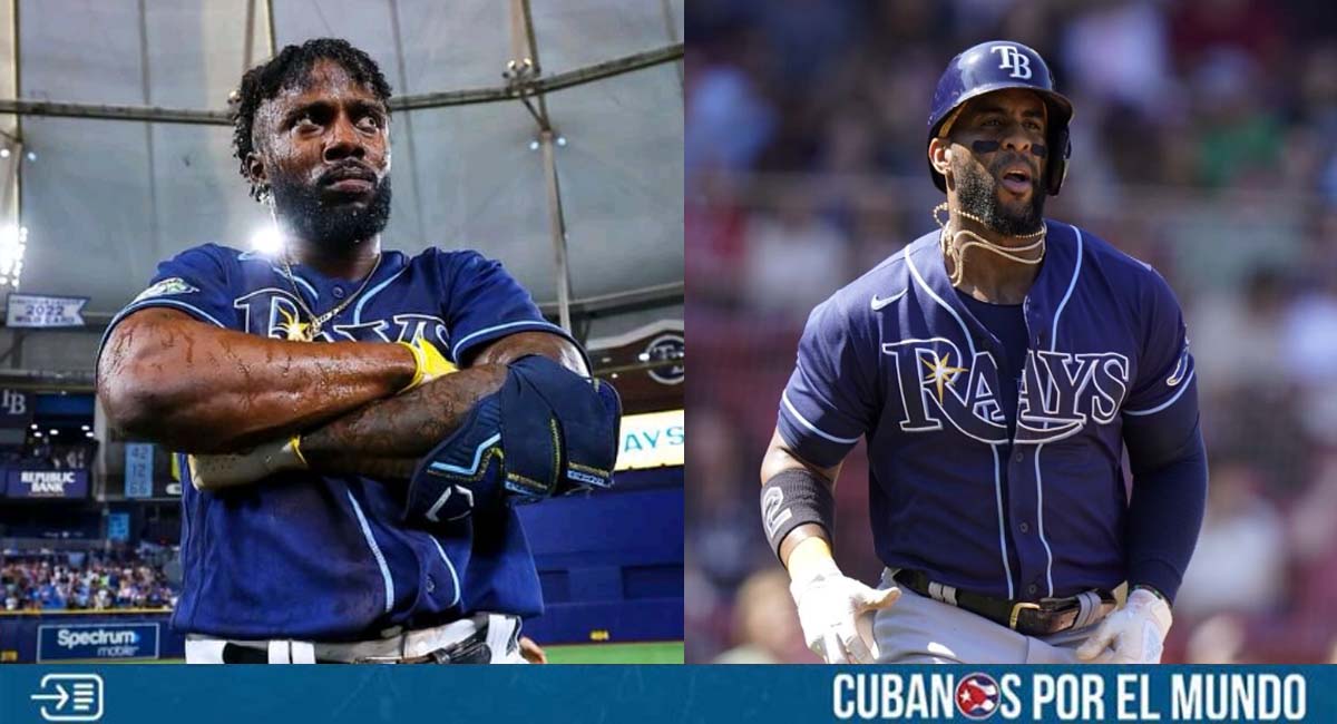 Randy Arozarena y Yandy Díaz, en el equipo ideal de la Liga Americana del mes de abril