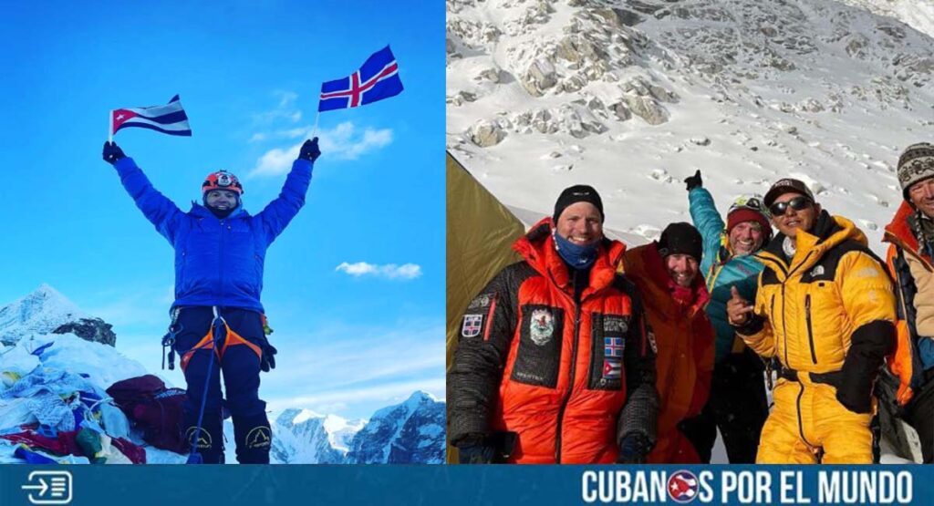 Yandy Nuñez se convierte en el primer cubano en conquistar el monte Everest
