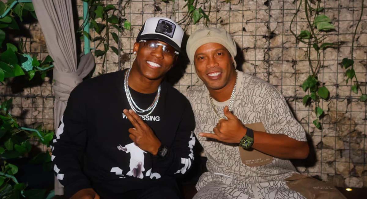 Yordenis Ugás se encontró con Ronaldinho: “Nunca pensé que iba a tener la oportunidad”