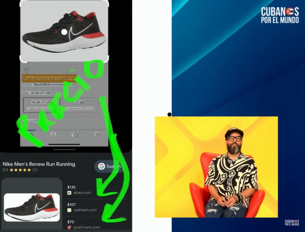 zapatos de Díaz-Canel