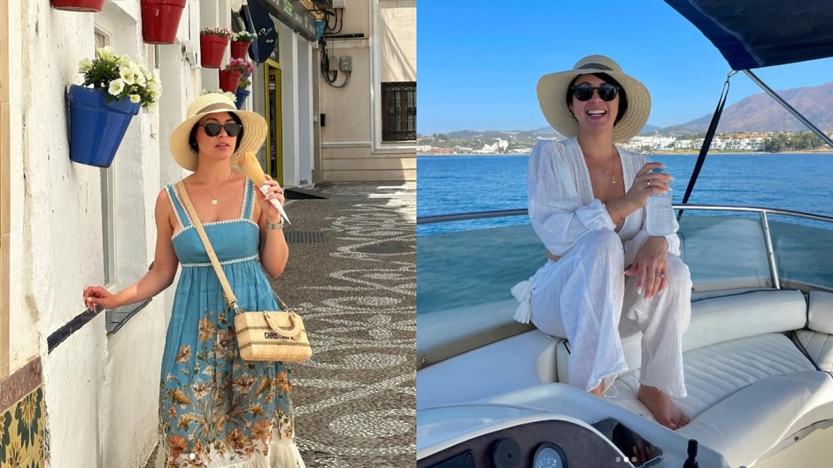 Imaray Ulloa disfruta de sus vacaciones en España