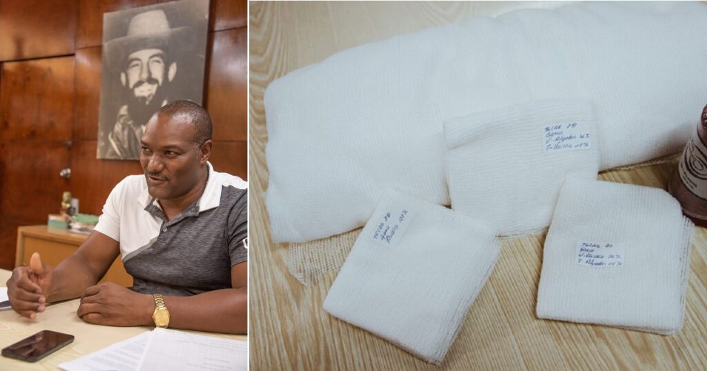 Sin gasas quirúrgicas la textilera de Villa Clara