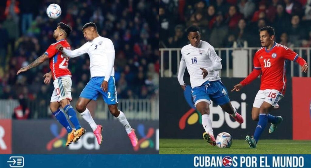 Cuba cayó por goleada ante Chile en su primer amistoso de cara a la Copa Oro