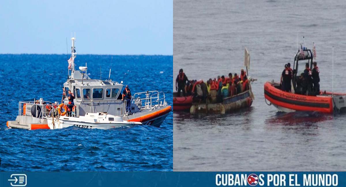 Guardia Costera de EEUU interceptó a 15 balseros cubanos y reportó la muerte de uno de ellos