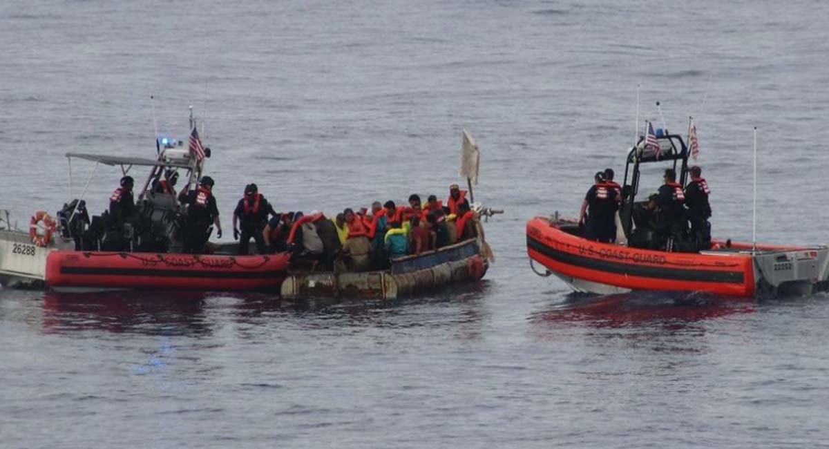 Guardia Costera de Estados Unidos repatrió a 25 balseros cubanos