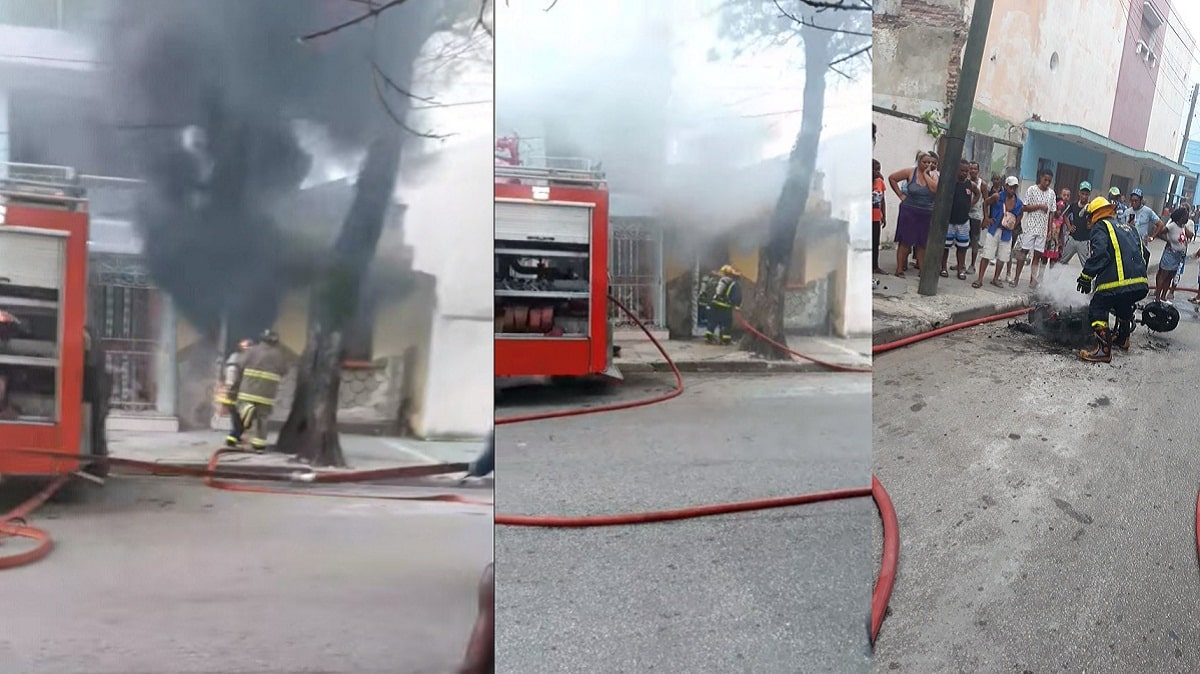 Explosión de motorina provoca el incendio de una vivienda