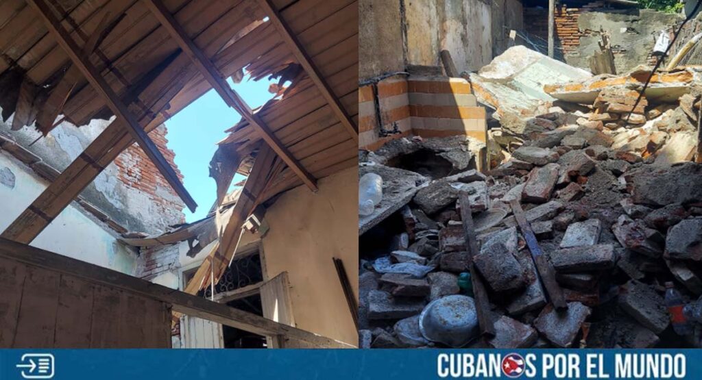 Fuertes lluvias en Granma dejan sin casa a una familia