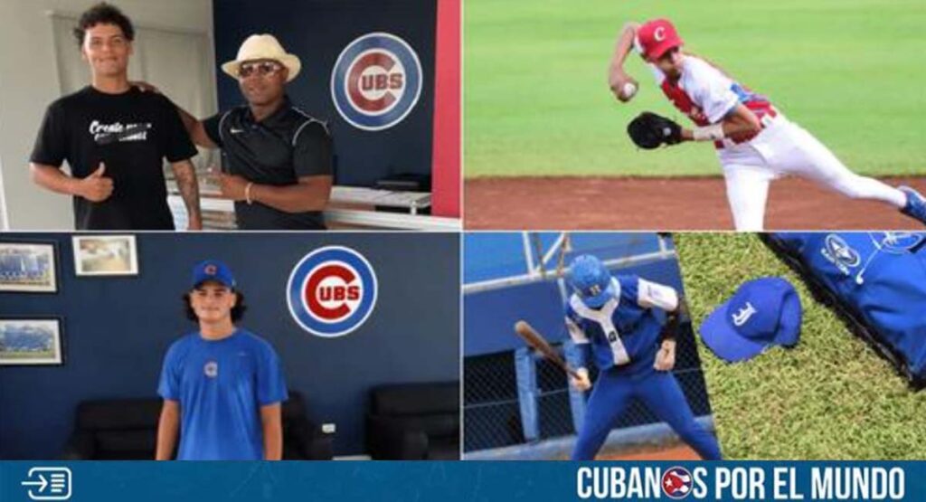 Cuatro peloteros cubanos pactaron con los Cachorros de Chicago