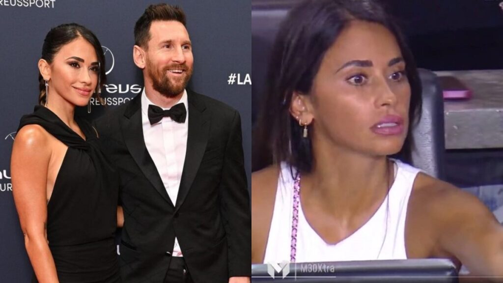 Antonela Roccuzzo sorprendió con gesto frente a las cámaras en pleno juego de Messi con el Inter Miami (+VIDEO)