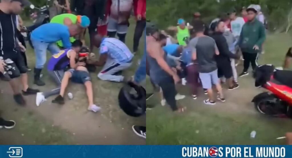 Circula video sobre aparatoso accidente de tránsito en una carrera de motos
