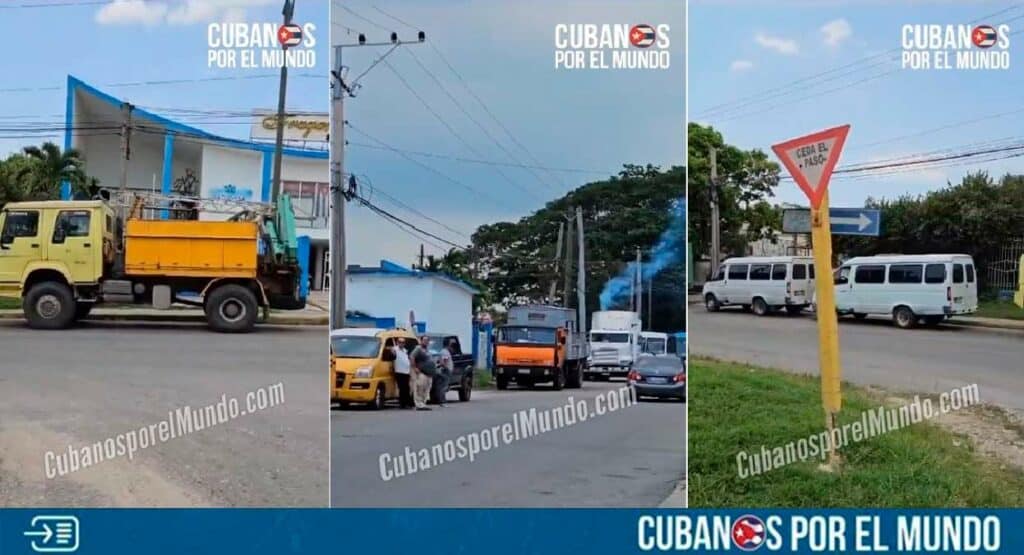 cola para echar combustible