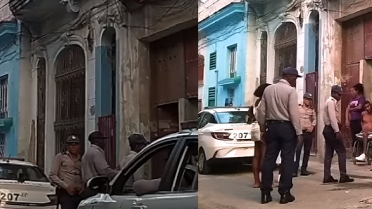 Cubano protesta por salidero de aguas albañales y es detenido por la policía en La Habana