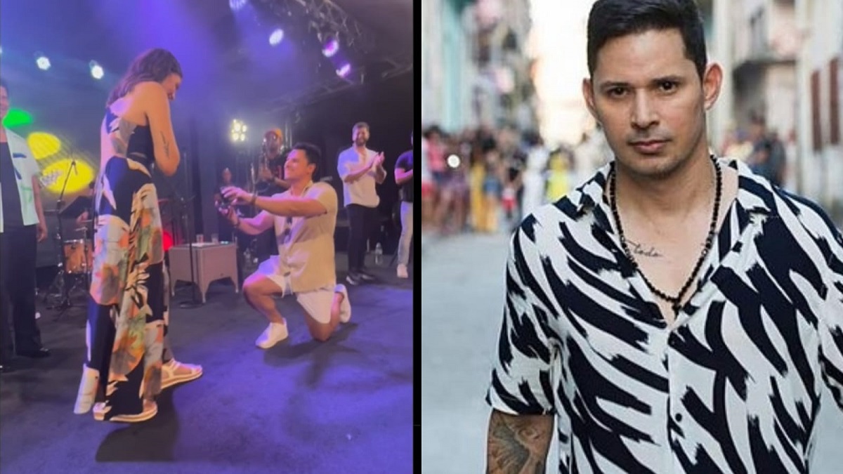 Joven sorprendió a su pareja al proponerle matrimonio durante un concierto de Leoni Torres (+VIDEO)