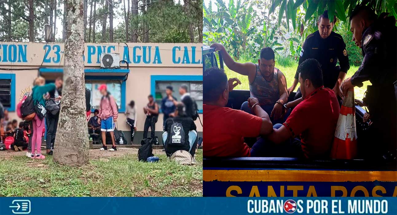 Varios migrantes cubanos fueron detenidos por la Policía Nacional Civil de Guatemala durante varios procedimientos, según informaron en sus redes sociales.