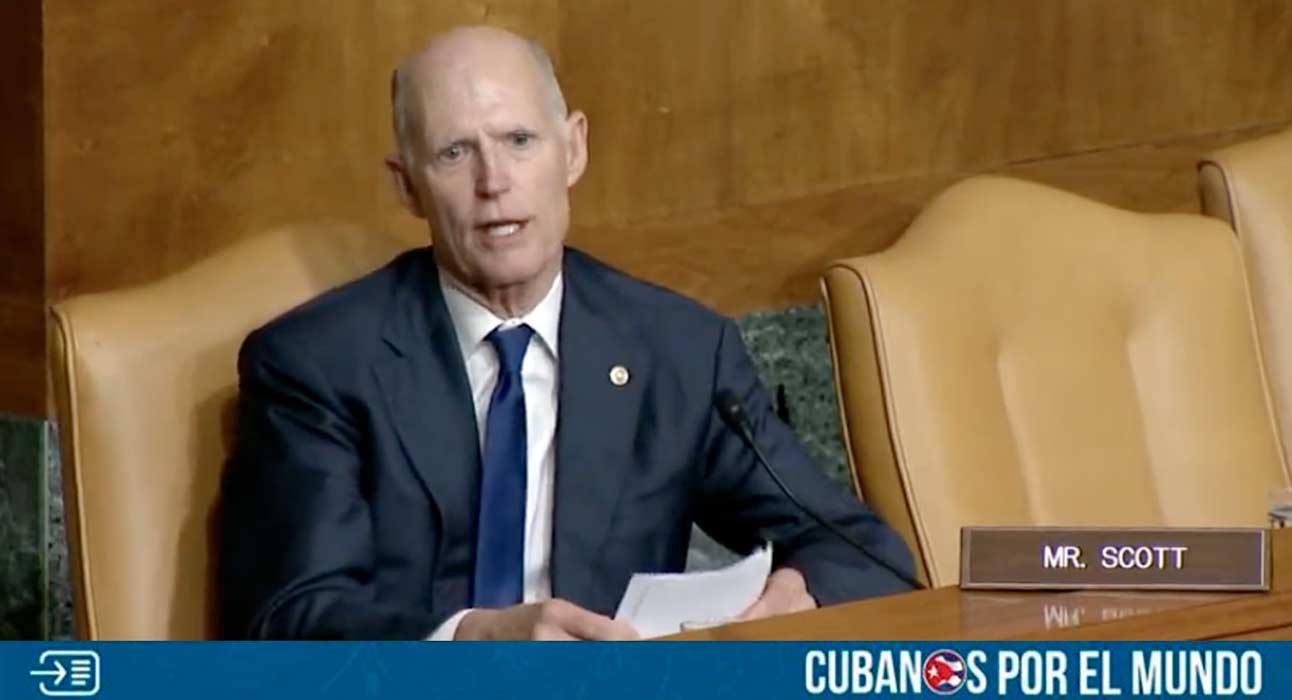 El senador republicano, Rick Scott, consideró que al presidente demócrata de Estados Unidos, Joe Biden, no le interesa el pueblo de Cuba, tras cumplirse dos años de las históricas protestas del 11 de Julio.