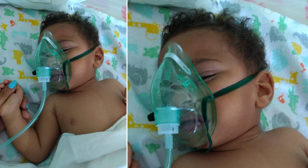 Piden ayuda para tomografía de un bebé cubano que convulsiona