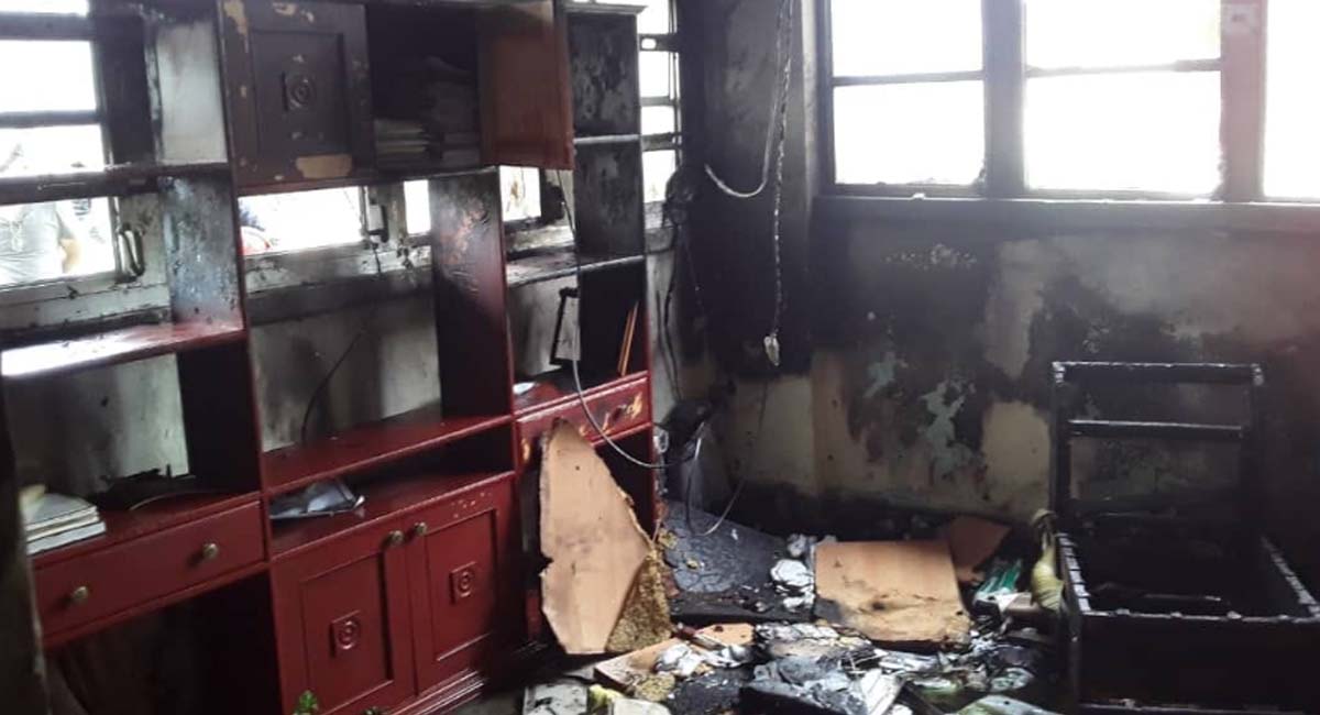 Reportan el incendio de una oficina en el Hospital Clínico de Holguín