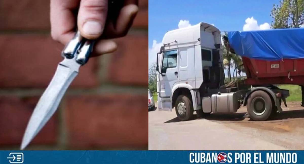 Ladrones tratan de robarse un camión cargado de arroz en La Habana