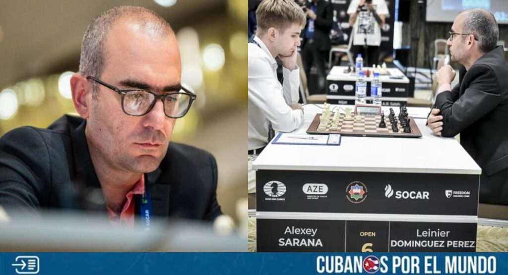 Ajedrecista cubano Leinier Domínguez se cuela entre los 8 mejores del Campeonato Mundial