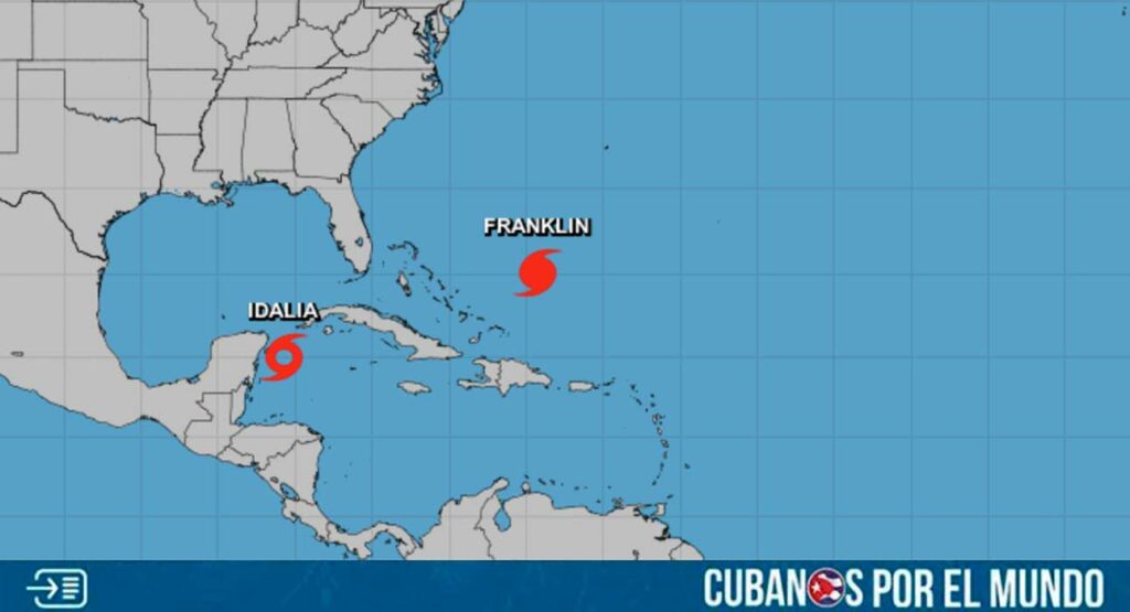 Este domingo se formó la tormenta tropical Idalia en el mar Caribe, según informó el Centro Nacional de Huracanes de Estados Unidos.