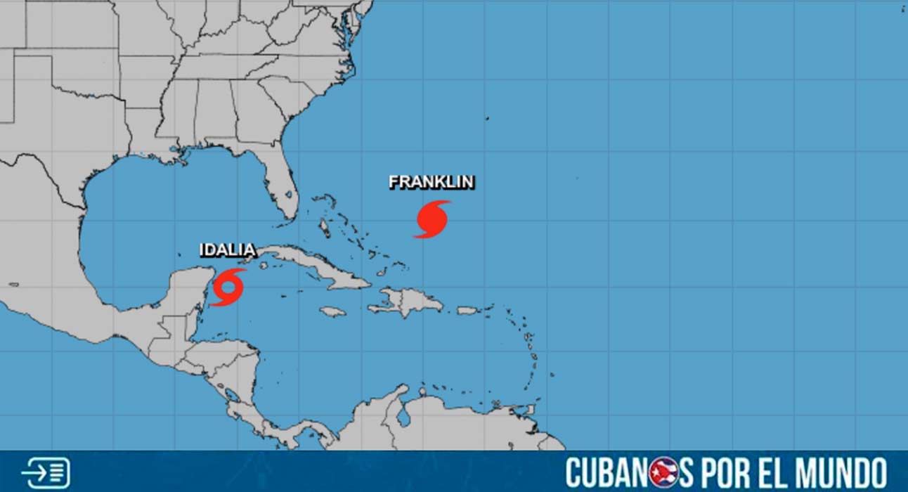 Este domingo se formó la tormenta tropical Idalia en el mar Caribe, según informó el Centro Nacional de Huracanes de Estados Unidos.