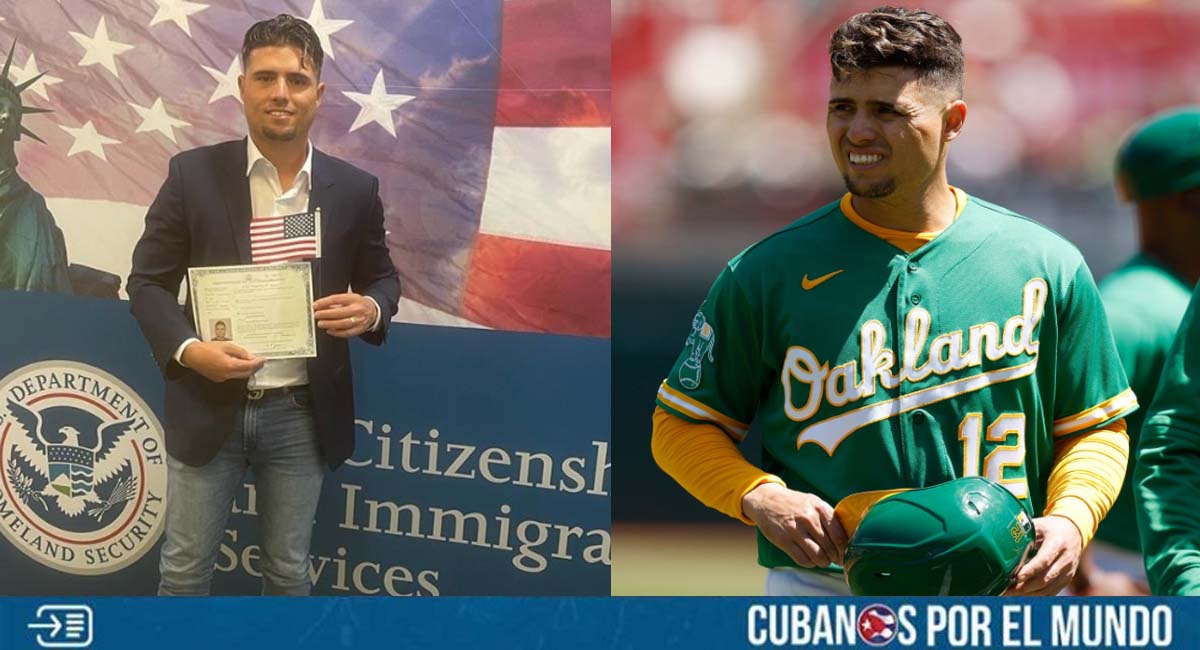 Pelotero cubano Aledmys Díaz ya es ciudadano americano