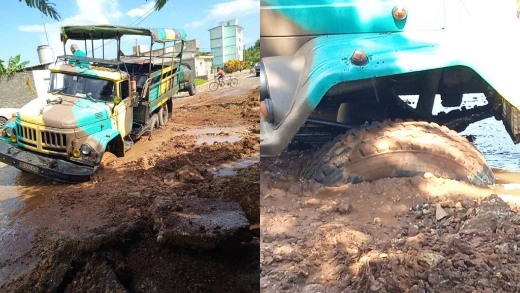El mal estado en el que se encuentran las calles de Cuba, representa un gran peligro e incomodidad para los conductores en la isla. En imágenes que fueron publicadas en las redes sociales, se puede ver cómo un camión quedó enterrado en el fango en una carretera en la ciudad de Trinidad, en Sancti Spíritus.