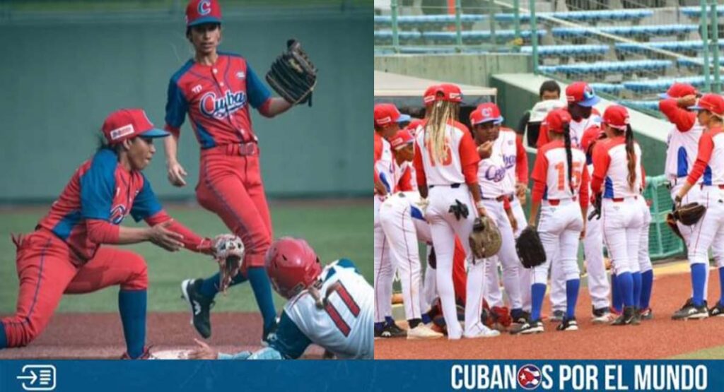 Jugadoras de béisbol cubanas abandonan a la delegación en México