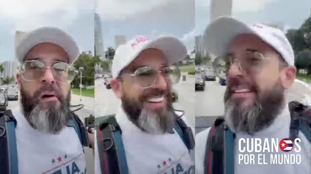 El presentador cubano Alex Otaola encabezó una exitosa caravana por las calles de Miami, en respaldo a su candidatura a la alcaldía del condado.