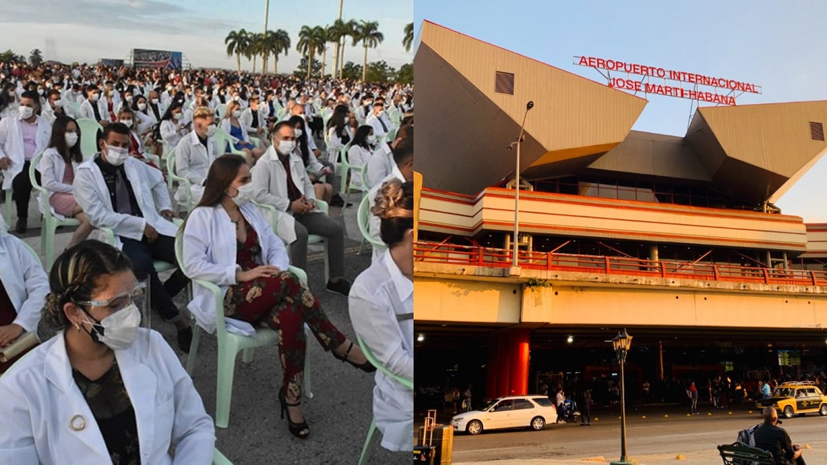 Varados en Cuba 175 estudiantes namibios que se graduaron de Medicina en la isla