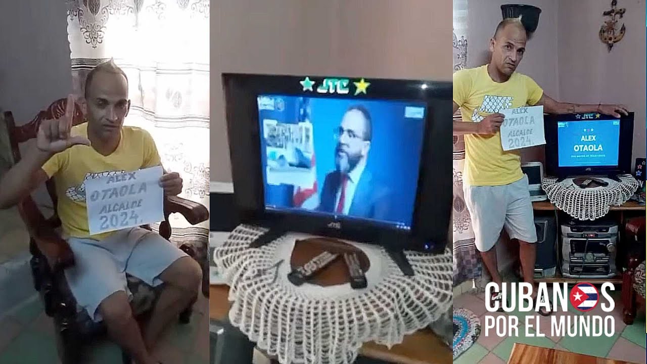 Cubanos desde la provincia oriental de Guantánamo manifestaron su respaldo a la candidatura del presentador cubano Alex Otaola a la alcaldía del Condado de Miami-Dade.
