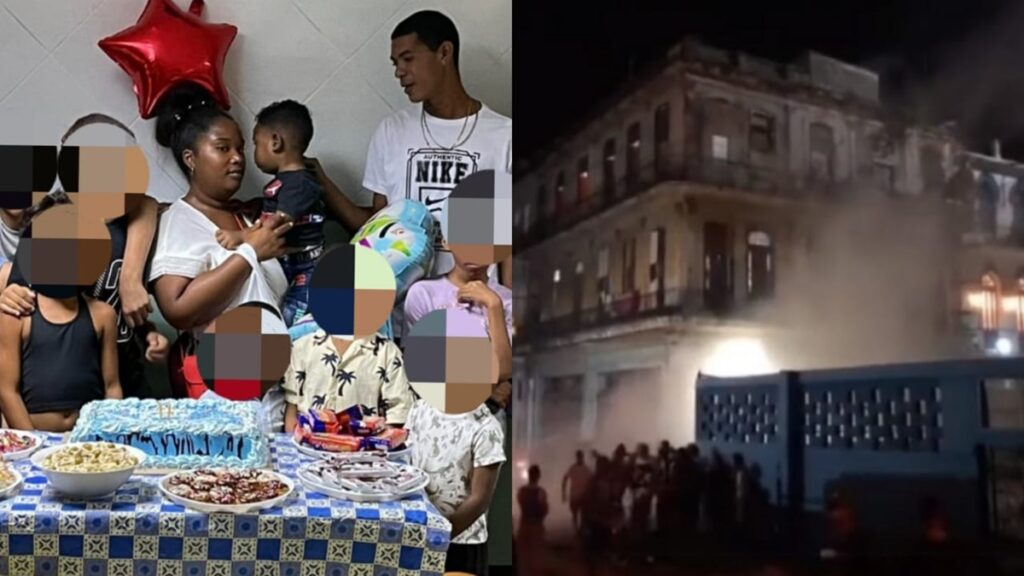 Activistas e iglesia se unen para celebrar cumpleaños de niño de 3 añitos damnificado por derrumbe en Lamparilla