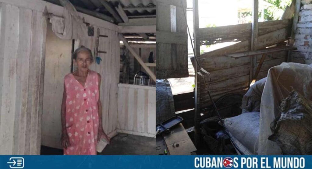 Anciana cubana vive en deplorables condiciones en Pinar del Río y el régimen la ignora