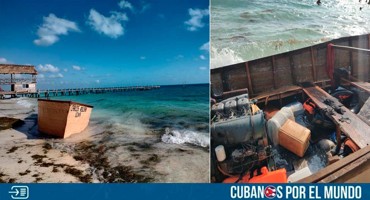Un total de 12 balseros cubanos resultaron detenidos por las autoridades en México la madrugada de este lunes, después de que desembarcaron en una zona hotelera de Cancún.