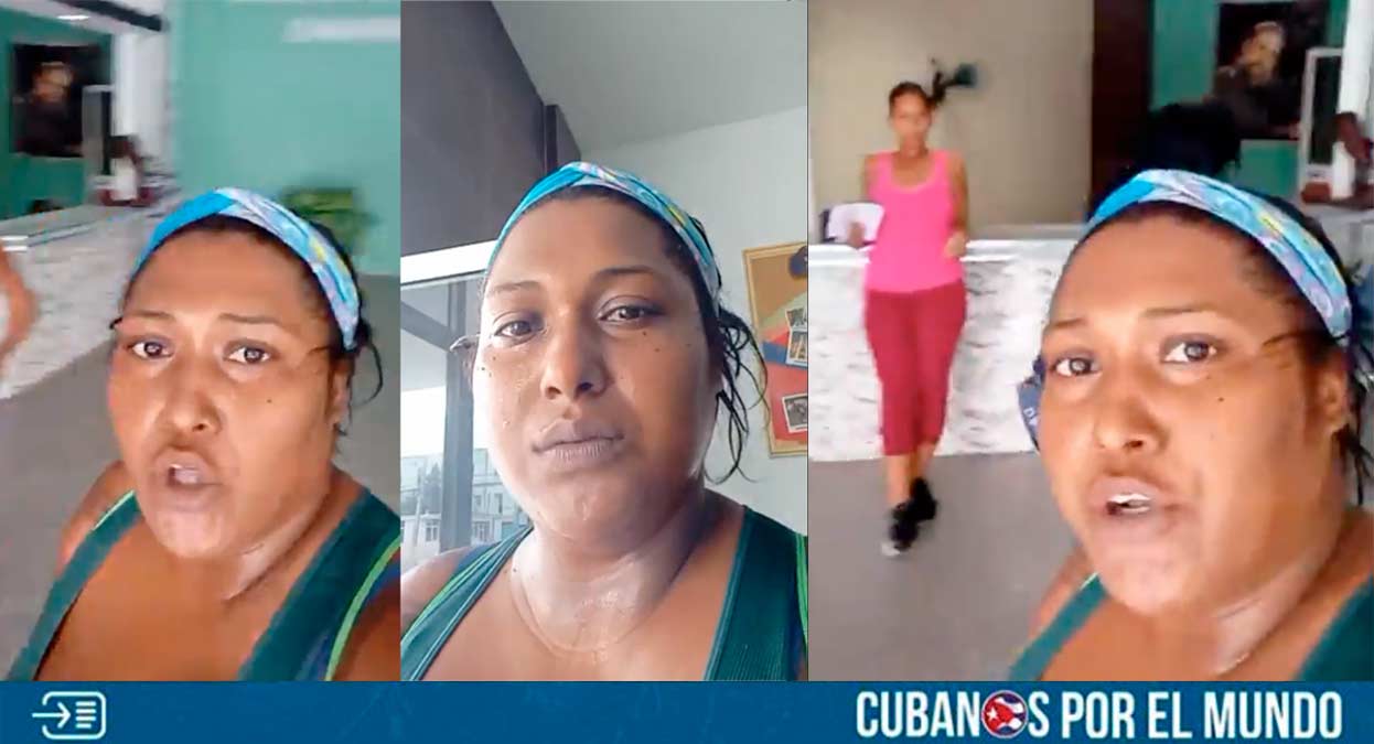 Una madre cubana se plantó en la sede del gobierno municipal de Marianao, La Habana, para exigir alimentos para su hijo, ante la precaria situación que se vive en la isla comunista y sumándose a la jornada de manifestaciones de mujeres con sus hijos emprendida este viernes.