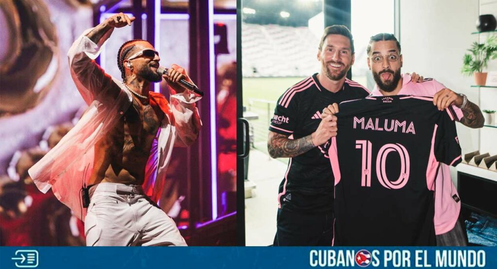 El astro argentino del fútbol, Leo Messi, se dejó ver este fin de semana en el concierto que ofreció el cantante colombiano Maluma en Miami, como parte de su gira Papi Juancho. El jugador del Inter de Miami no quiso perderse el espectáculo del artista al que admira y con el que ha colaborado en el pasado.