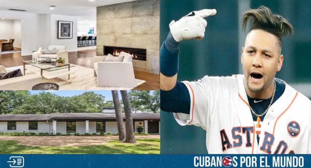 Yulieski Gurriel está vendiendo su mansión en Houston