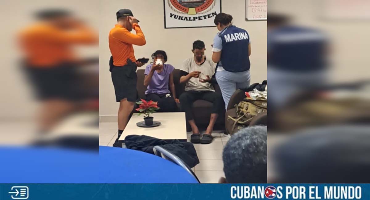 Balseros cubanos fueron interceptados por un buque panameño cerca de México