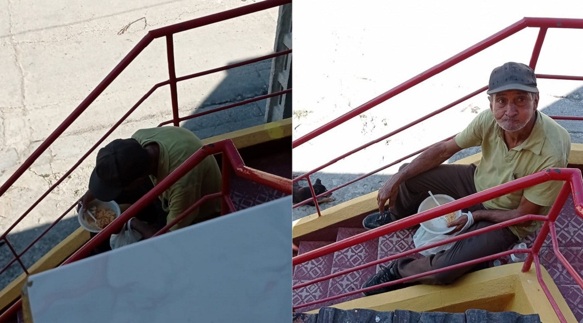 Cubano que llevaba dos días sin ingerir alimentos toca a la puerta de desconocida para pedirle comida