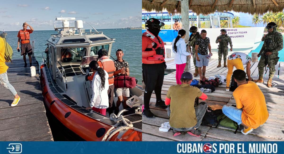 Autoridades de México rescatan a ocho balseros cubanos
